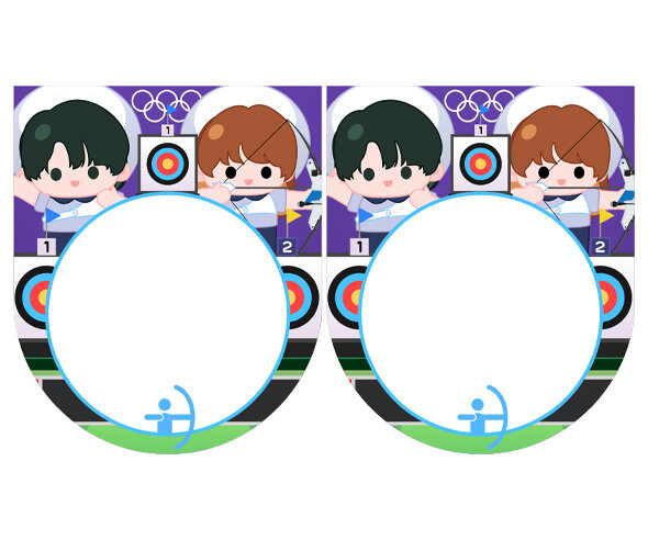 [개별도안] 양궁 경기장 가랜드