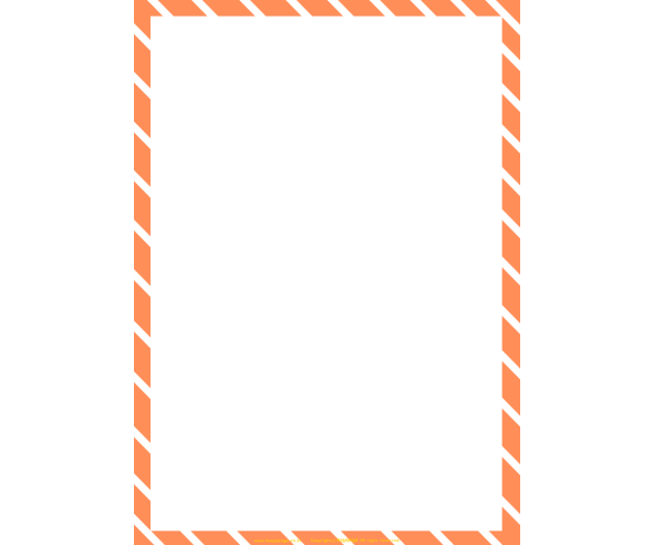 주황 사선 테두리