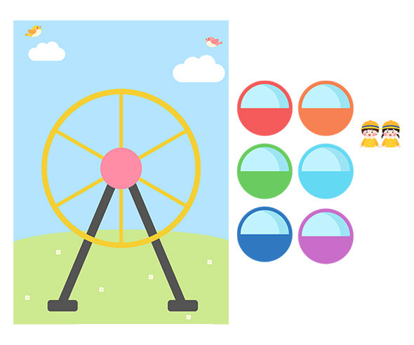 우리 반은 어디에(관람차)(문구없음)