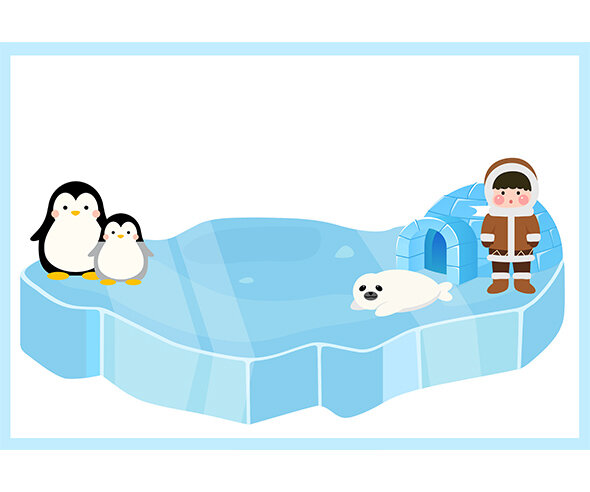 얼음 징검다리 놀이 (문구없음)