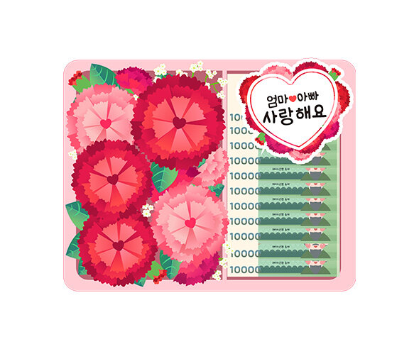 카네이션 용돈 선물