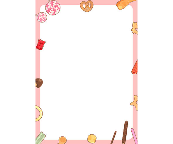 과자파티 테두리