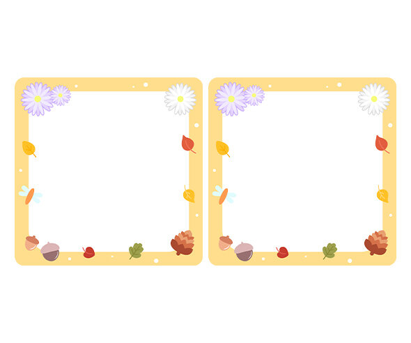 [개별도안] 가을아 반가워 사각 가랜드