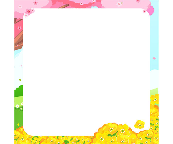 유채꽃밭 메모지