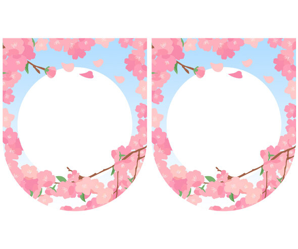 [개별도안] 벚꽃 놀이 가랜드