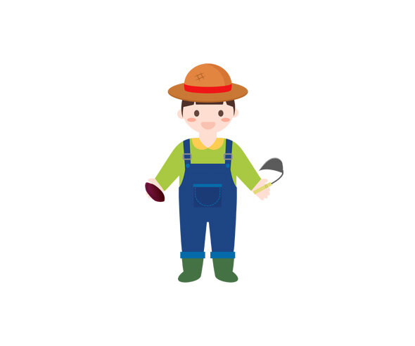 고구마 캐는 아이 (남아)