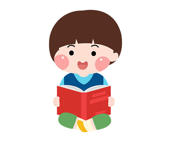 책 읽는 아이 (남아)