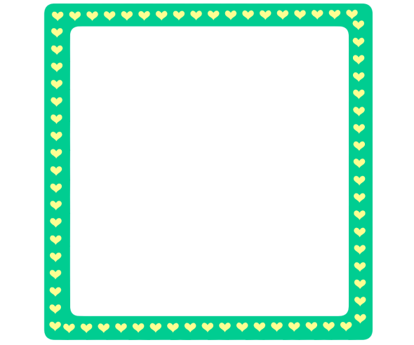 초록 하트 테두리