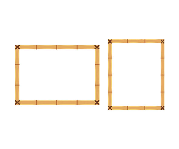 대나무 테두리(액자)