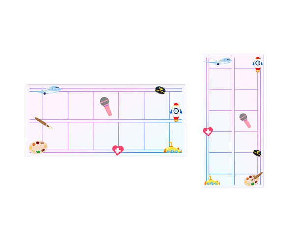 나의 꿈은 무엇일까 원고지 레터링(문구없음)