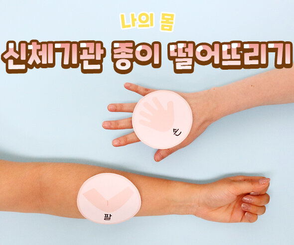 신체기관 종이 떨어뜨리기