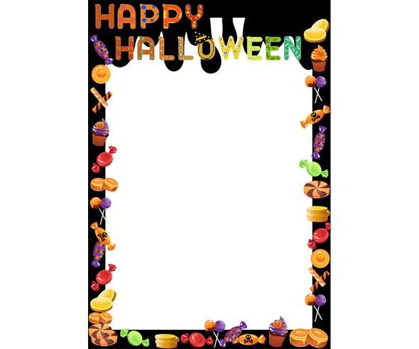 할로윈 사탕 배경