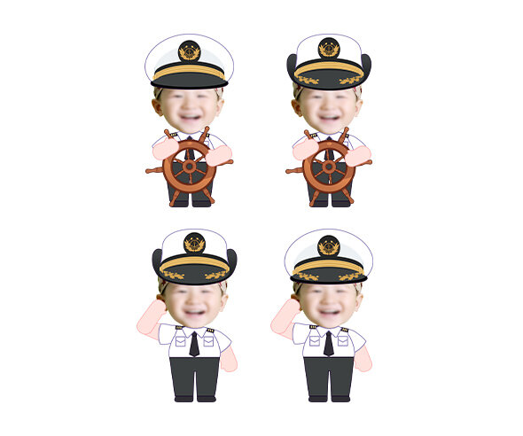 선장 합성이미지