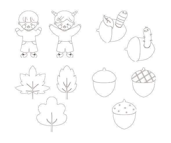 가을 색칠 모음