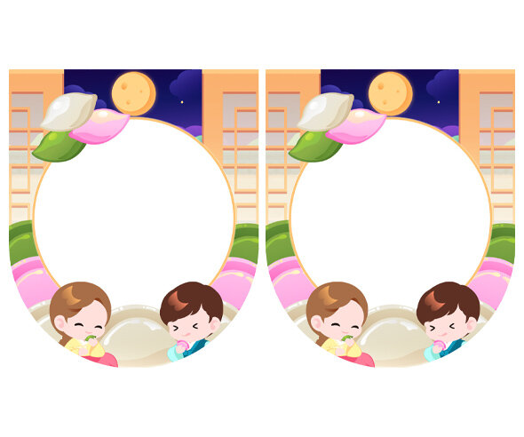 [개별도안] 송편 만들기 가랜드