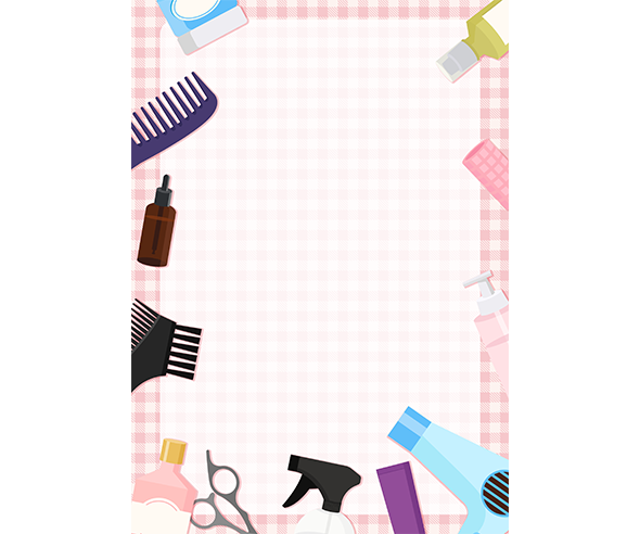 미용도구 배경