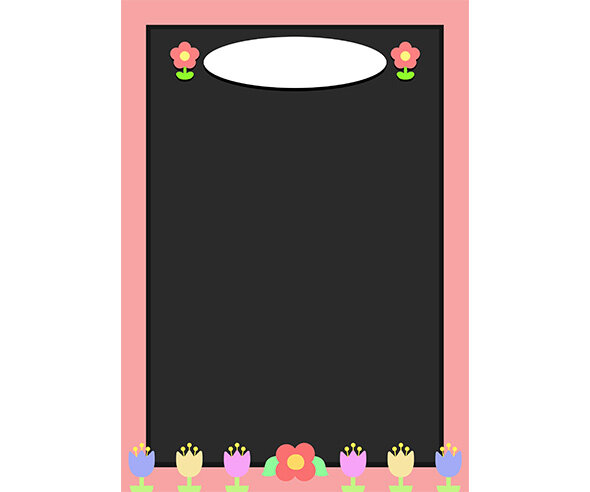 봄옷 가게 메뉴판