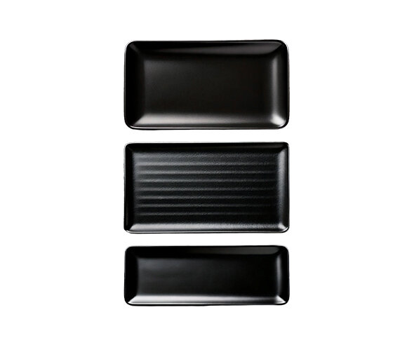 검정 사각접시