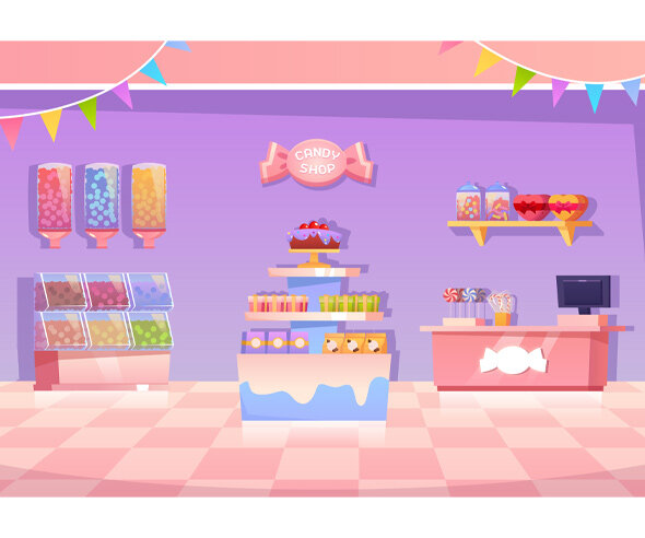 사탕가게 배경