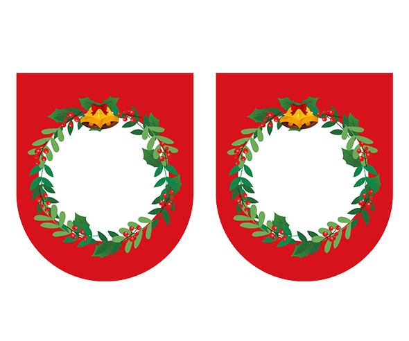 메리 크리스마스 가랜드 개별도안