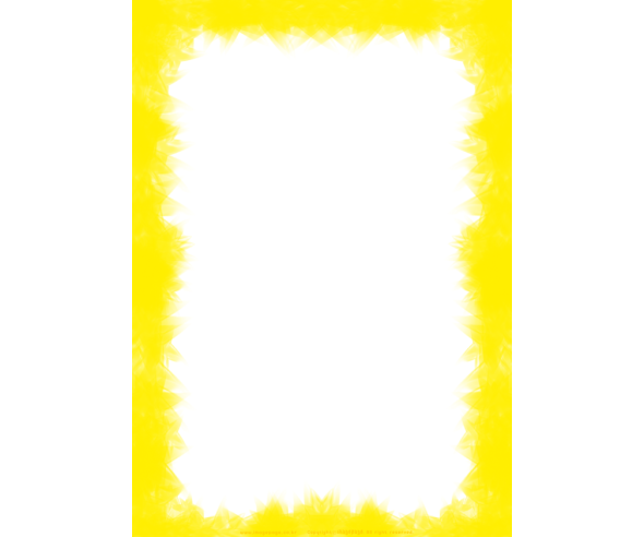 노랑 붓터치 테두리