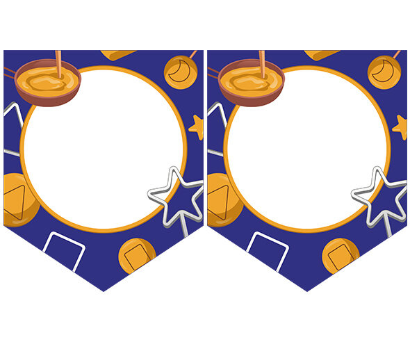 [개별도안] 달콤한 달고나 놀이 가랜드