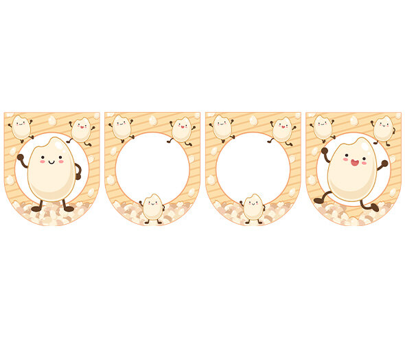 [개별도안] 쌀 튀밥 놀이 가랜드