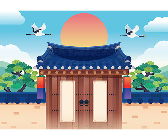 입춘대길 만사형통 배경(문구없음)