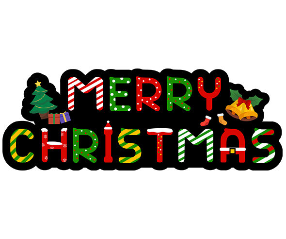 MERRY CHRISTMAS 토퍼