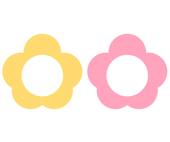 [개별도안] 분홍 노랑 꽃 만나서 반가워 가랜드