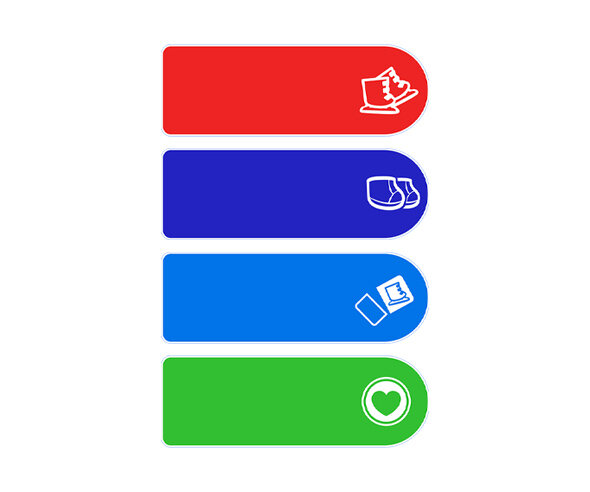 스케이트장 표지판(문구없음)