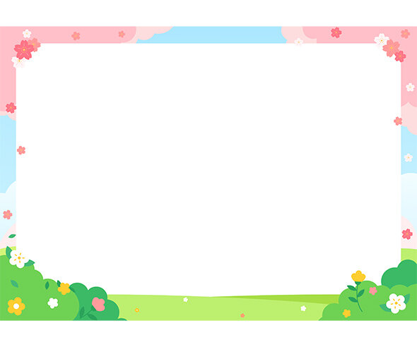 숲속 테두리(가로)