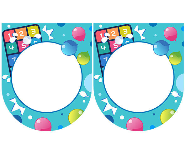 [개별도안] 물풍선 맞추기 가랜드