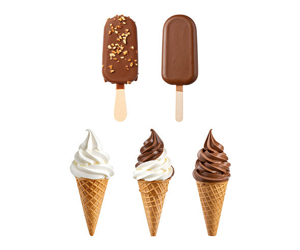 아이스크림(초코, 바닐라)