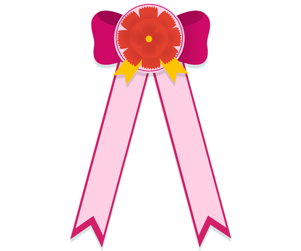 화환 리본 만들기 (문구없음)