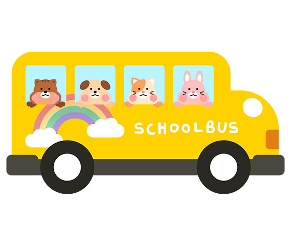 동물 친구들과 스쿨버스