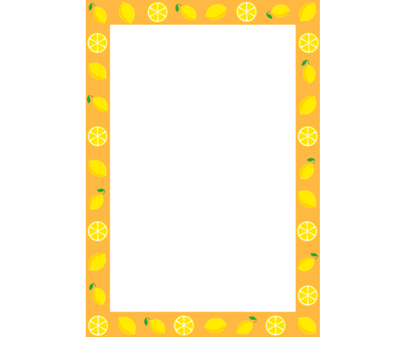 레몬 테두리