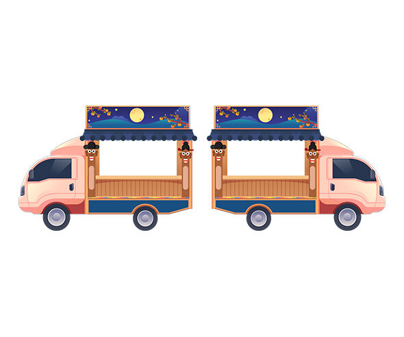 명절 커피차(추석)(문구없음)