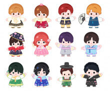 한복 입은 아이