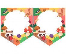 [개별도안] 숲속 가을 열매 가게 가랜드