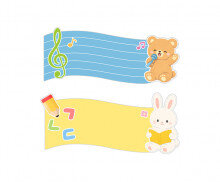 동요동시판 (곰,토끼) (문구없음)