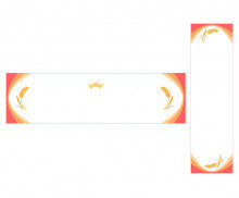 촌캉스 멋쟁이 패션쇼 가로 세로 배너(문구없음)