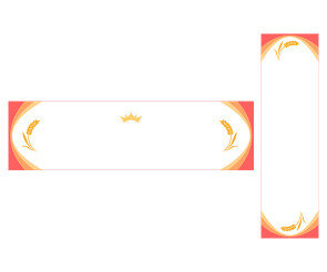 촌캉스 멋쟁이 패션쇼 가로 세로 배너(문구없음)