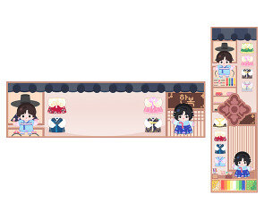 한복가게 가로 세로 배너(문구없음)