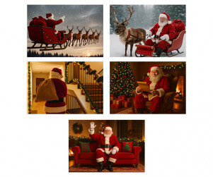 산타클로스 배경