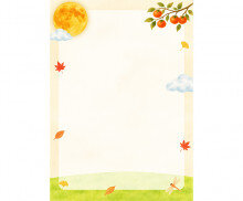 추석 보름달 테두리