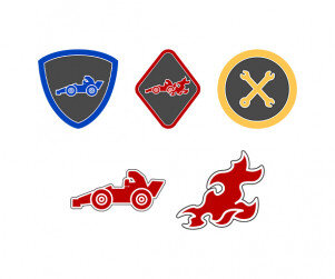 자동차 경주 마크