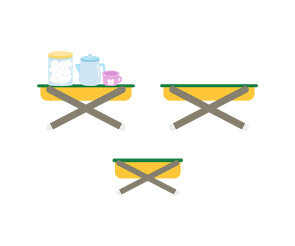 캠핑 테이블, 의자