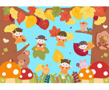 가을 요정 배경