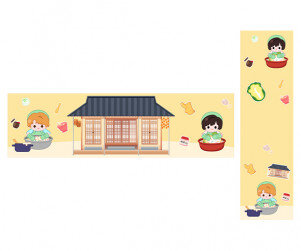 백김치 담그는 날 가로 세로 배너 (문구없음)